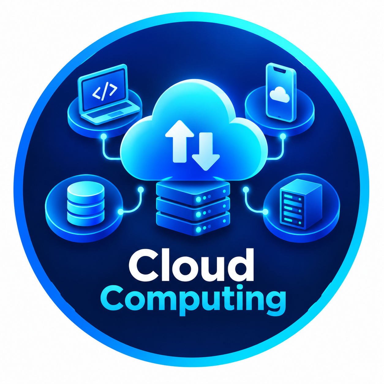 Cloud computing concept