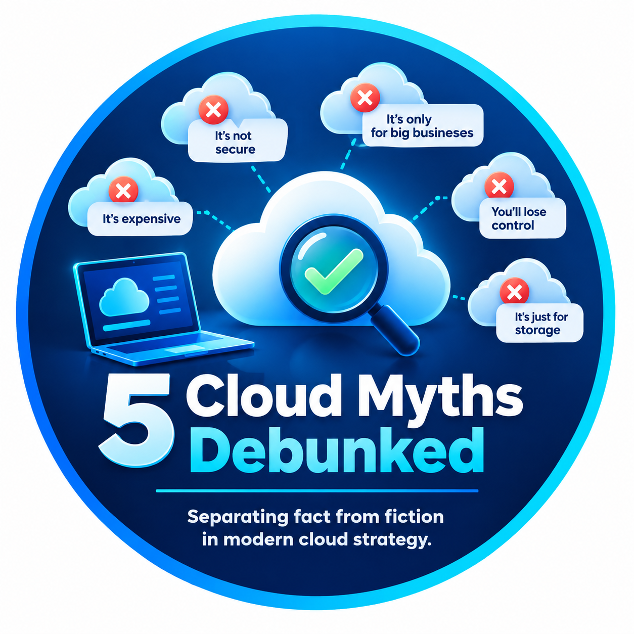 Cloud myths illustration
